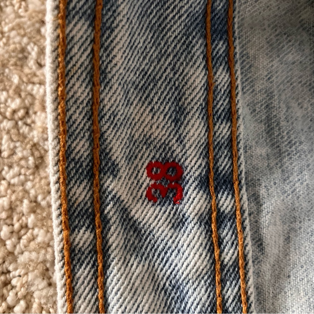 Sezane Le-Crop Light Wash Straight-Leg Jeans Size 6 - Picture 6 of 16